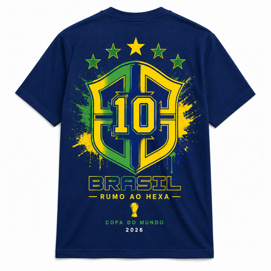 Camiseta Brasil Rumo ao Hexa