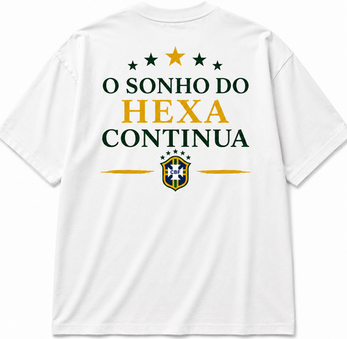 Camiseta Rumo ao Hexa  [ Frete Grátis ]
