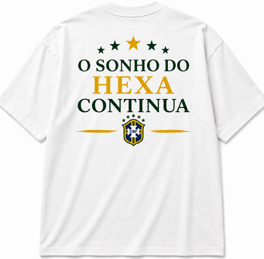 Camiseta Rumo ao Hexa  [ Frete Grátis ]