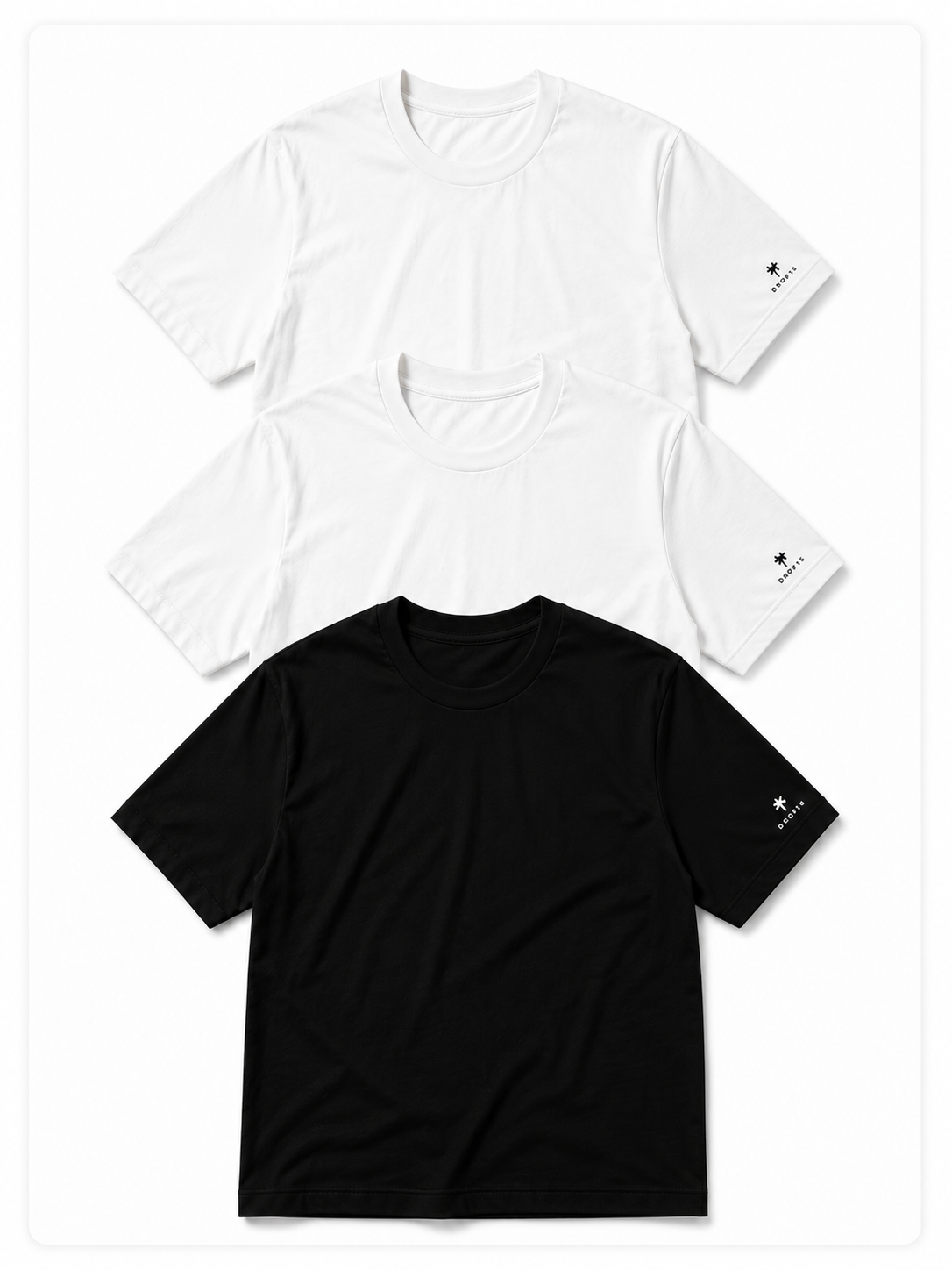 Kit Black Edition (Branco + Branco + Preto)