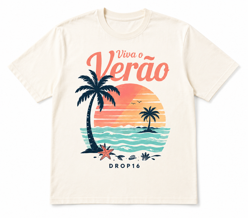 Camiseta Viva o verão Feminina
