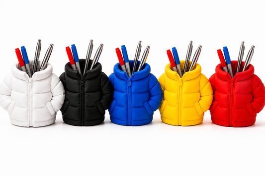 Porta-Caneta Jaqueta 3D | Organizador Criativo para Mesa | Frete Grátis