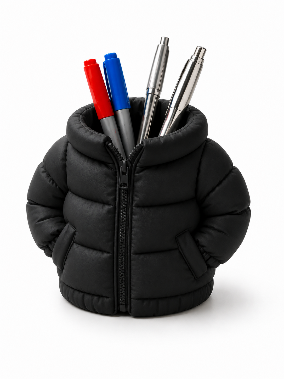 Porta-Caneta Jaqueta 3D | Organizador Criativo para Mesa | Frete Grátis