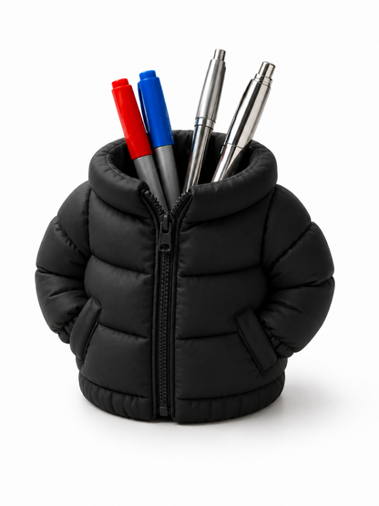 Porta-Caneta Jaqueta 3D | Organizador Criativo para Mesa | Frete Grátis