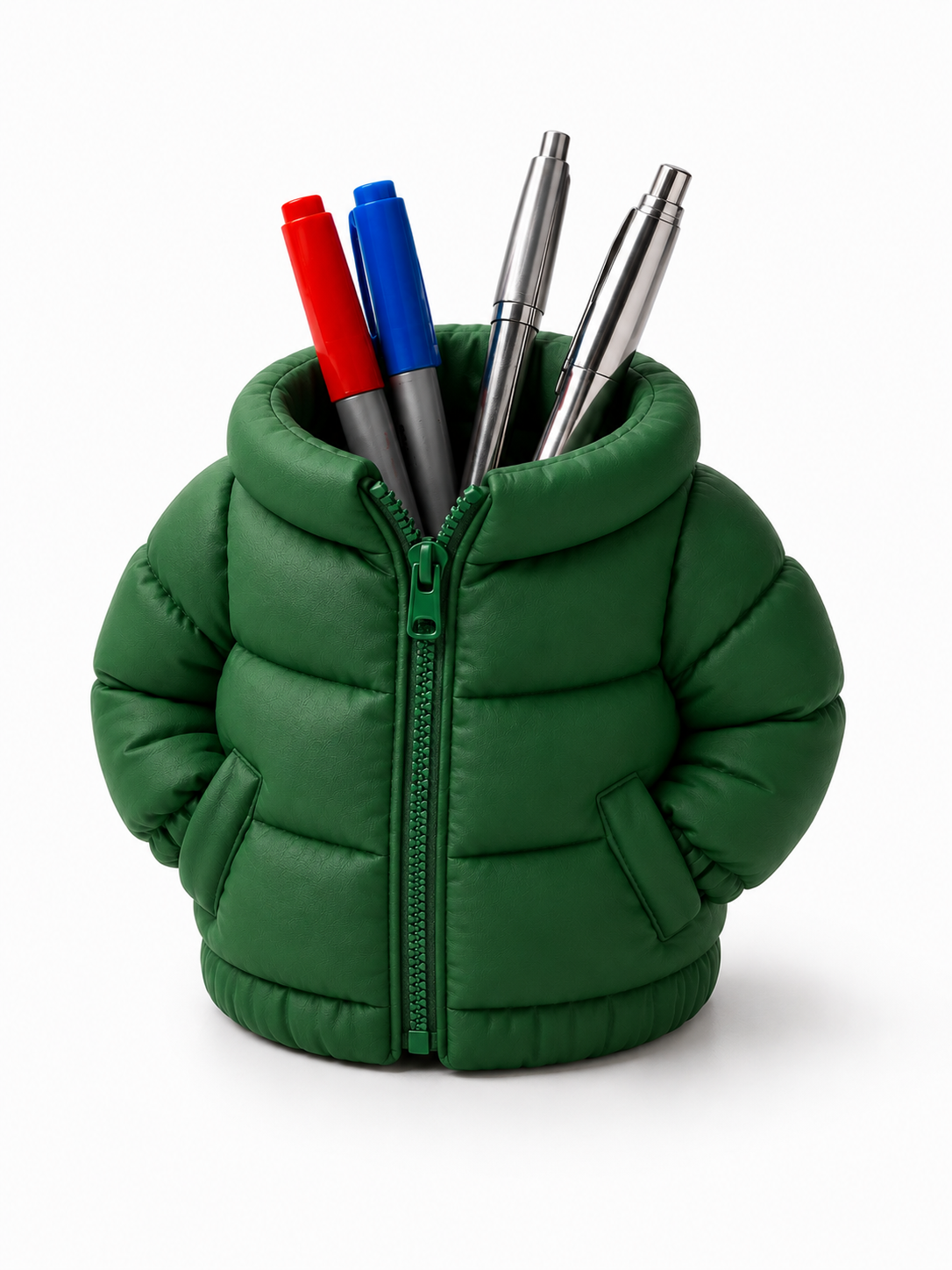 Porta-Caneta Jaqueta 3D | Organizador Criativo para Mesa | Frete Grátis