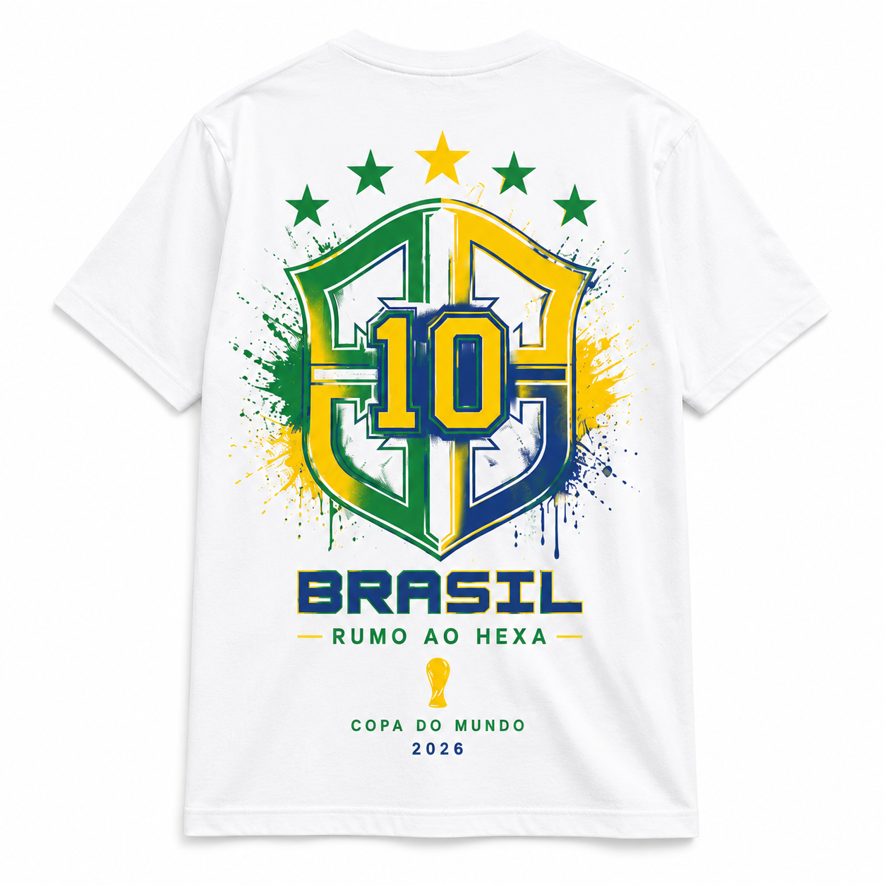 Camiseta Brasil Rumo ao Hexa