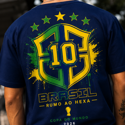 Camiseta Brasil Rumo ao Hexa