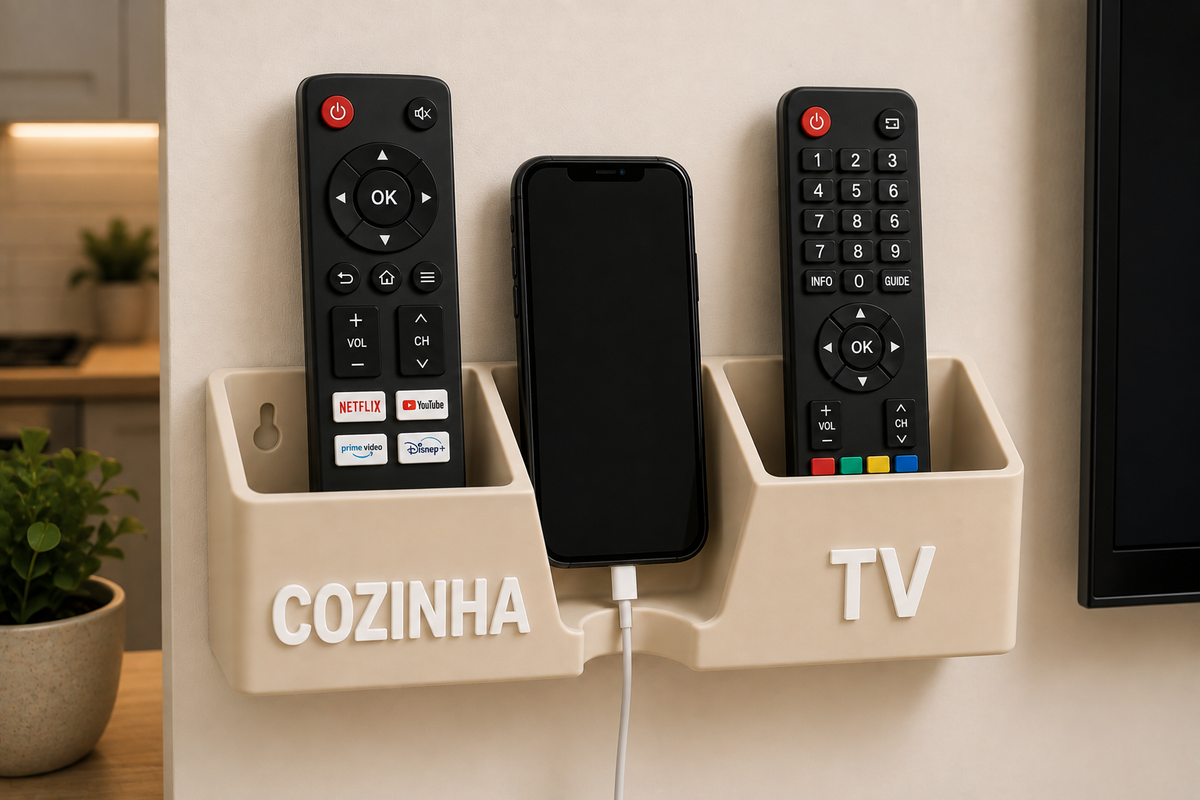 Suporte de parede 3 em 1 Personalizado [FRETE GRÁTIS]