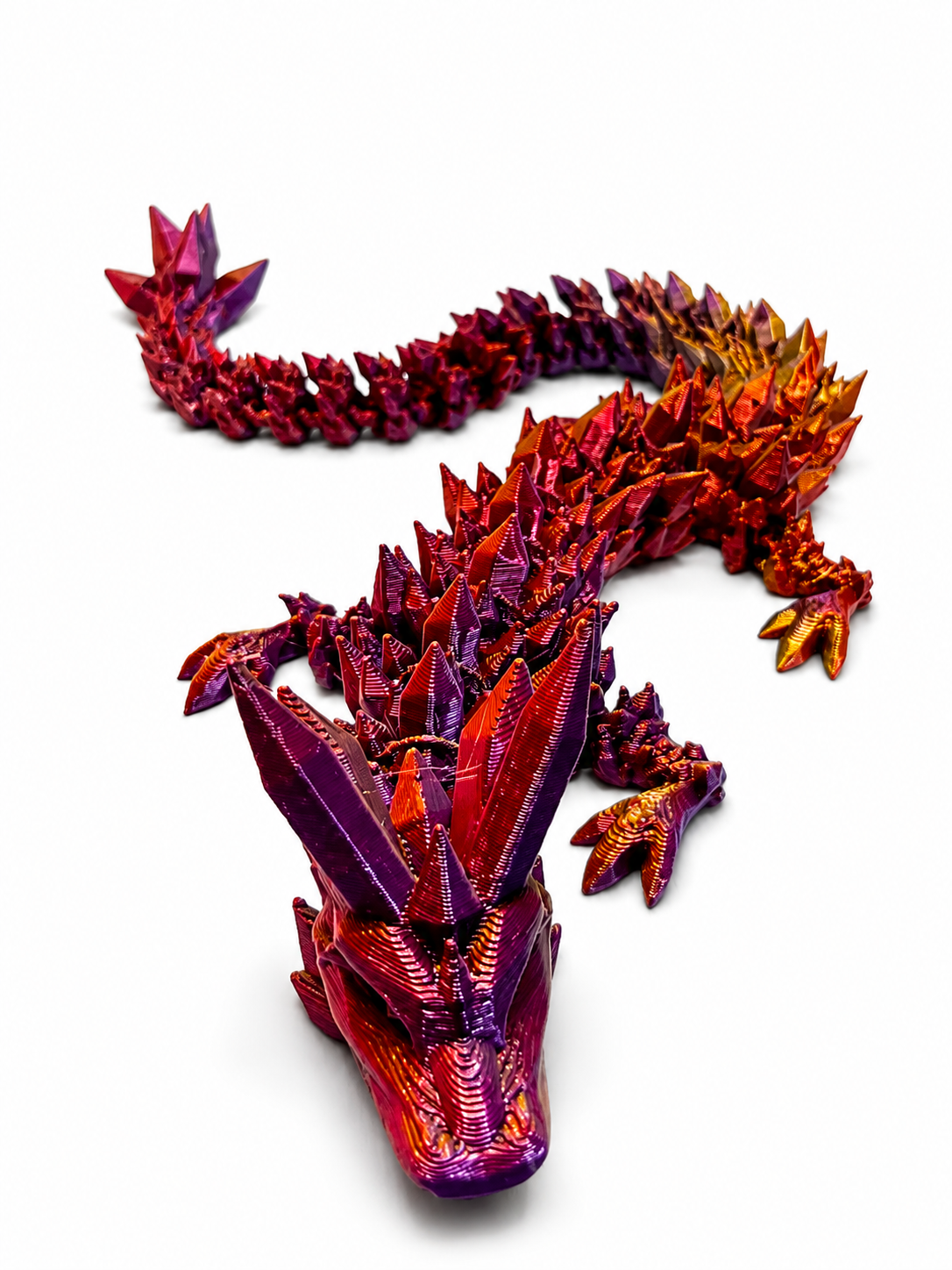 🐉 Dragão Articulado Sensorial + Ovo de Dragão (29cm) [Frete Grátis]