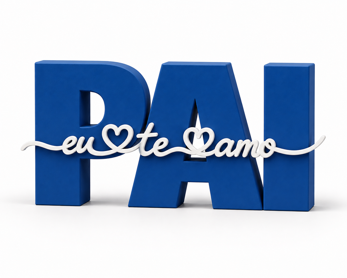 Presente Criativo para o Dia dos Pais | Escultura "Pai, Eu Te Amo"