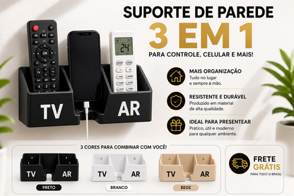 Suporte de parede 3 em 1 Personalizado [FRETE GRÁTIS]