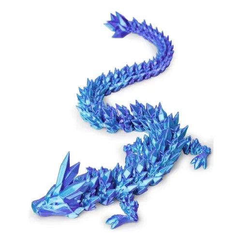 🐉 Dragão Articulado Sensorial + Ovo de Dragão (29cm) [Frete Grátis]